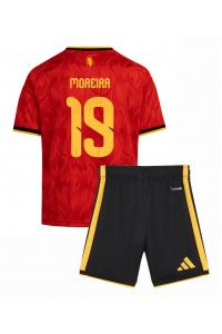 Belgia Diego Moreira #19 Jalkapallovaatteet Lasten Kotipeliasu MM-kisat 2026 Lyhythihainen (+ Lyhyet housut)